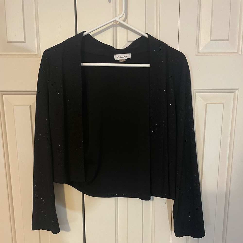 Sparkly Black Calvin Klein Sweater, XL